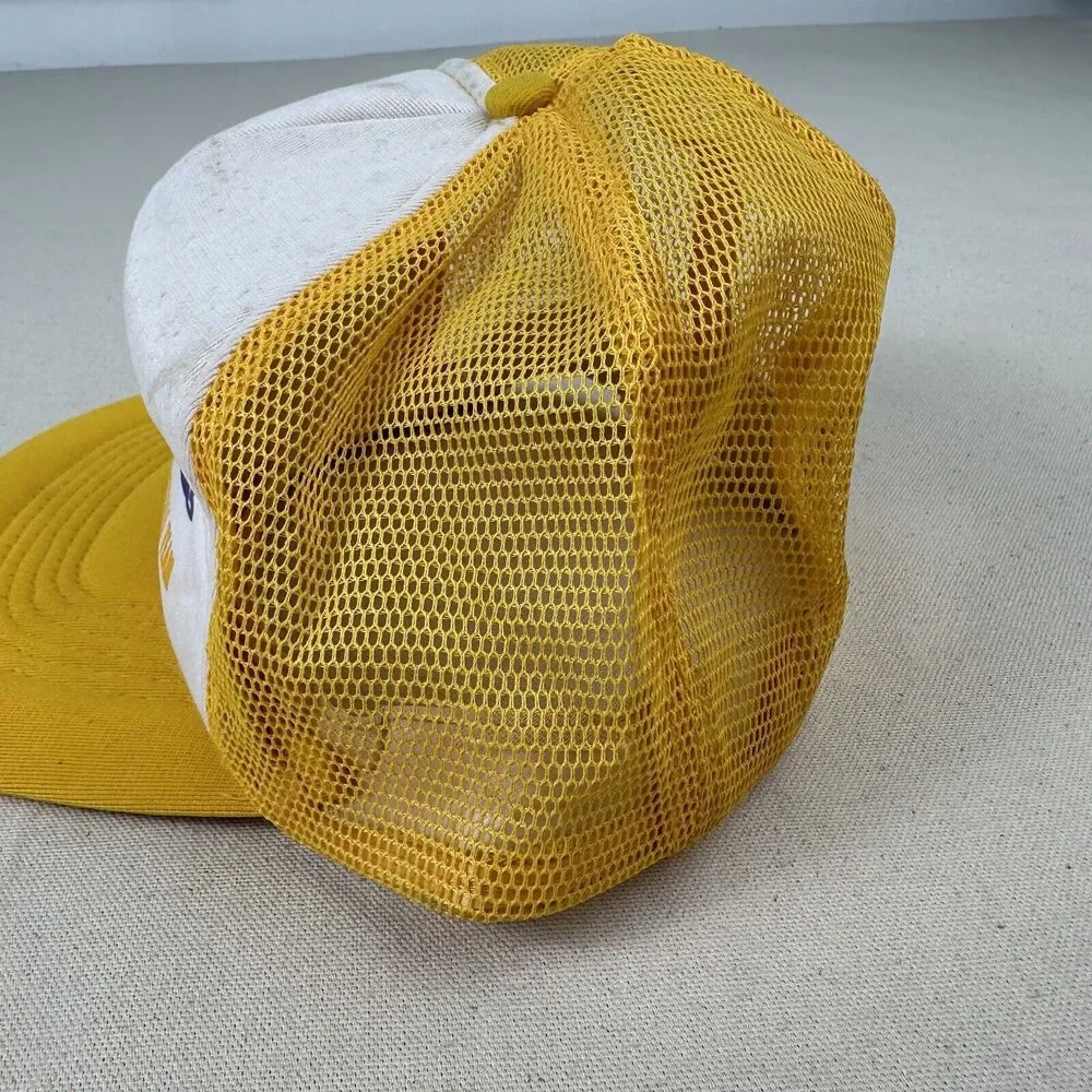 Vintage 70s Anchorage Northern Knights Alaska Snap Back Hat CBA EB Basketball